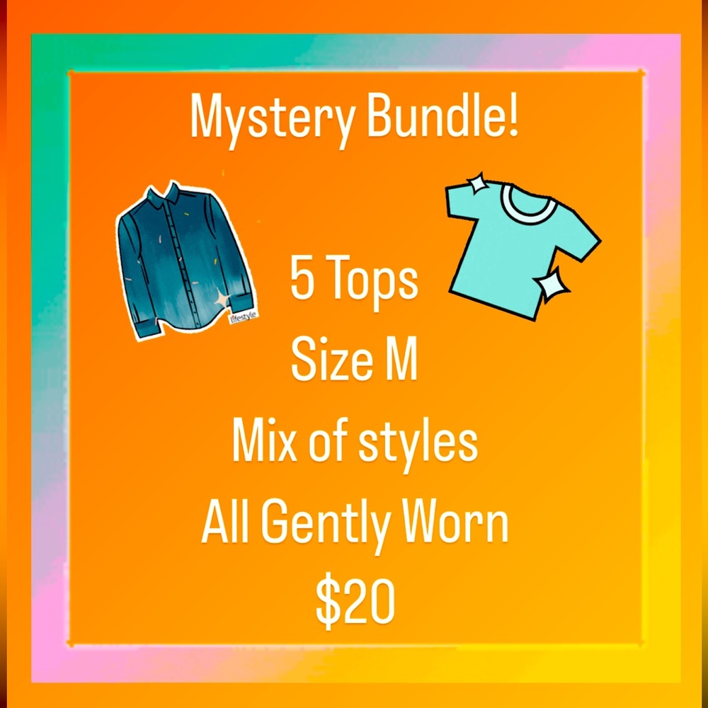 Mystery Bundle: 5 shirts!
